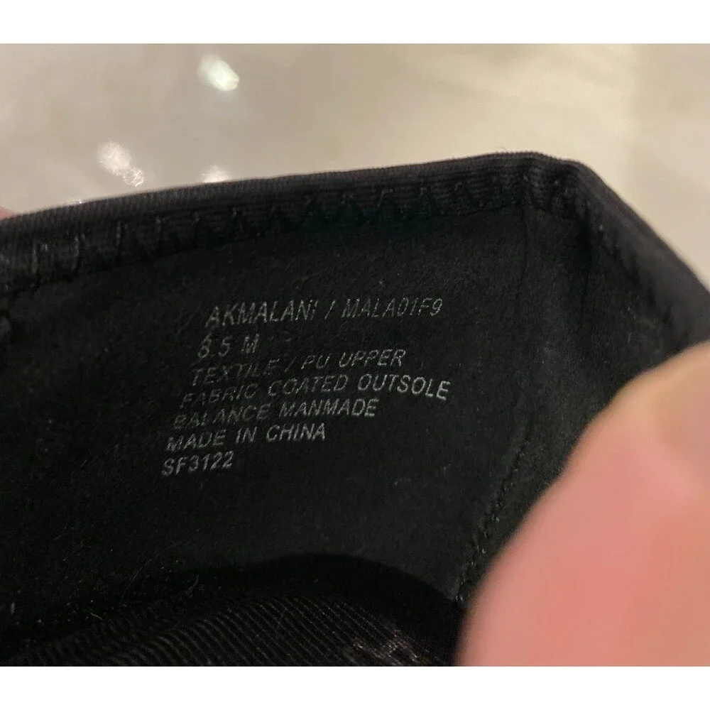 AK Anne Klein iflex Malani Black Womens Slip-on Wedge Heel Memory Foam Size‎ 8.5